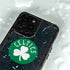 NBA Boston Celtics Black Secondary Logo iPhone 15 Pro Waterproof Case